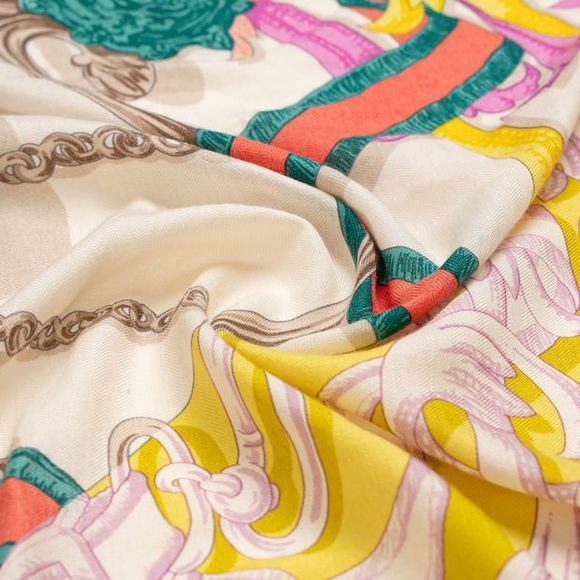 Multiprint Cashmere Scarf - Picture 3 of 3